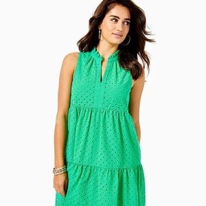 NWT Lilly Pulitzer Novella Dress in Agave Green XS